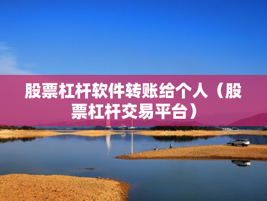 股票杠杆软件转账给个人（股票杠杆交易平台）