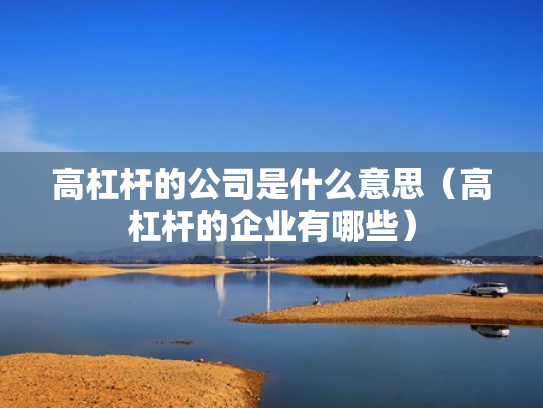 高杠杆的公司是什么意思（高杠杆的企业有哪些）