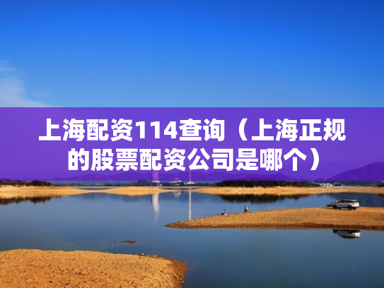 上海配资114查询（上海正规的股票配资公司是哪个）