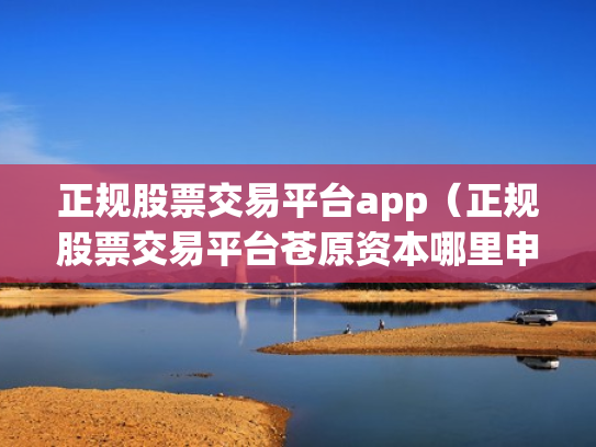 正规股票交易平台app（正规股票交易平台苍原资本哪里申请）